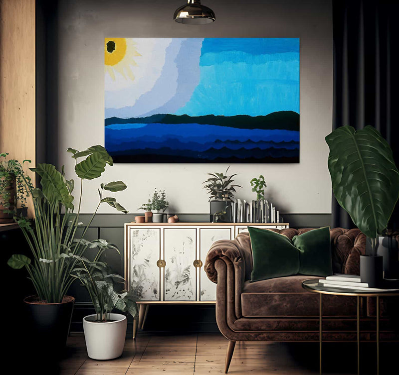 Sun On The Lake By Arthur Dove Fine Art Print