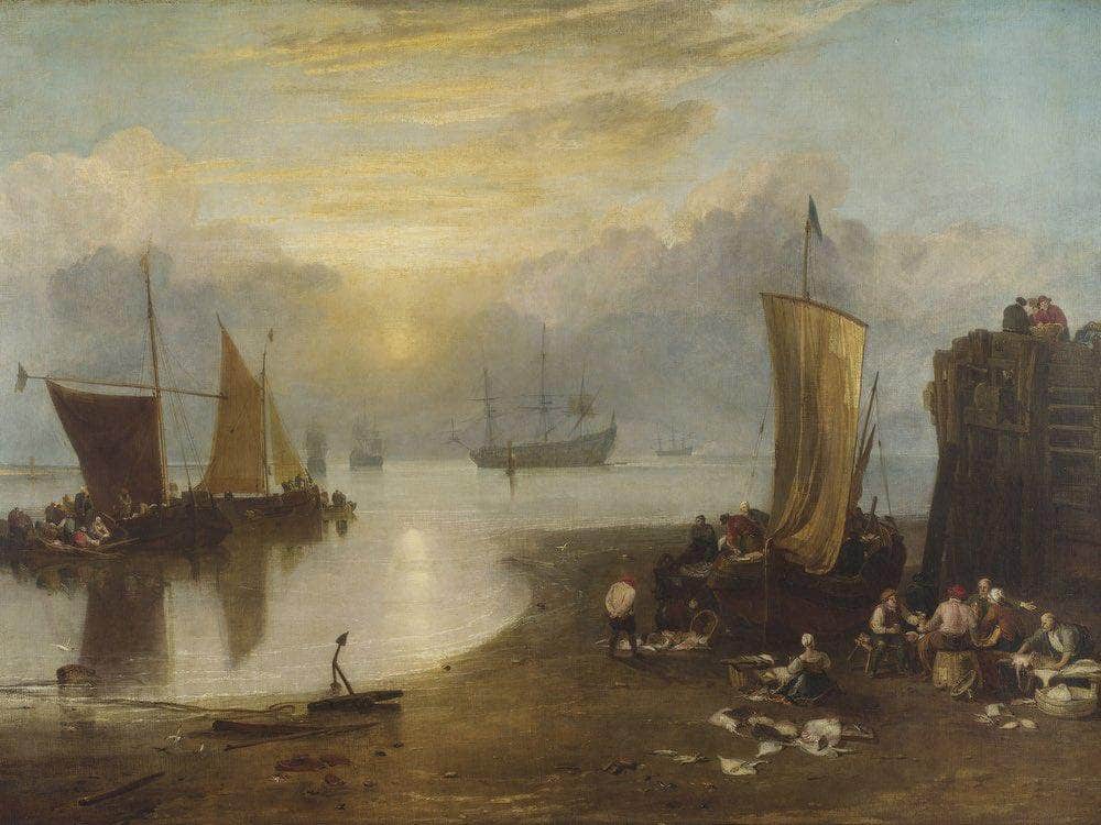 Sun Rising Through Vapour By Joseph Mallord William Turner Fine Art Print