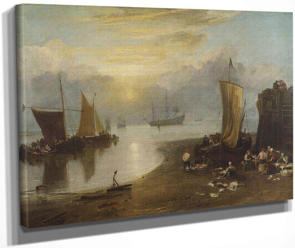 Sun Rising Through Vapour By Joseph Mallord William Turner Fine Art Print
