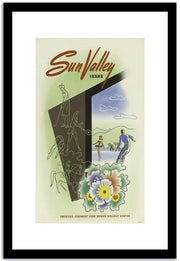 Sun Valley  Vintage Poster Fine Art Print