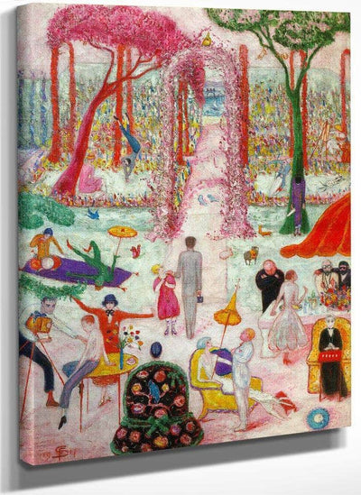 Sunday Afternoon In The Country By Florine Stettheimer
