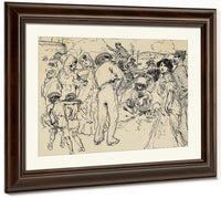 Sunday Promenade In Spain By Francis Luis Mora Fine Art Print