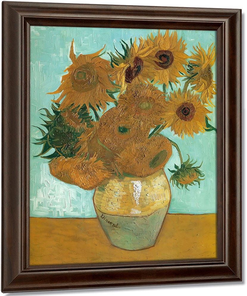 Sunflowers By Vincent Van Gogh By 01 Fine Art Print