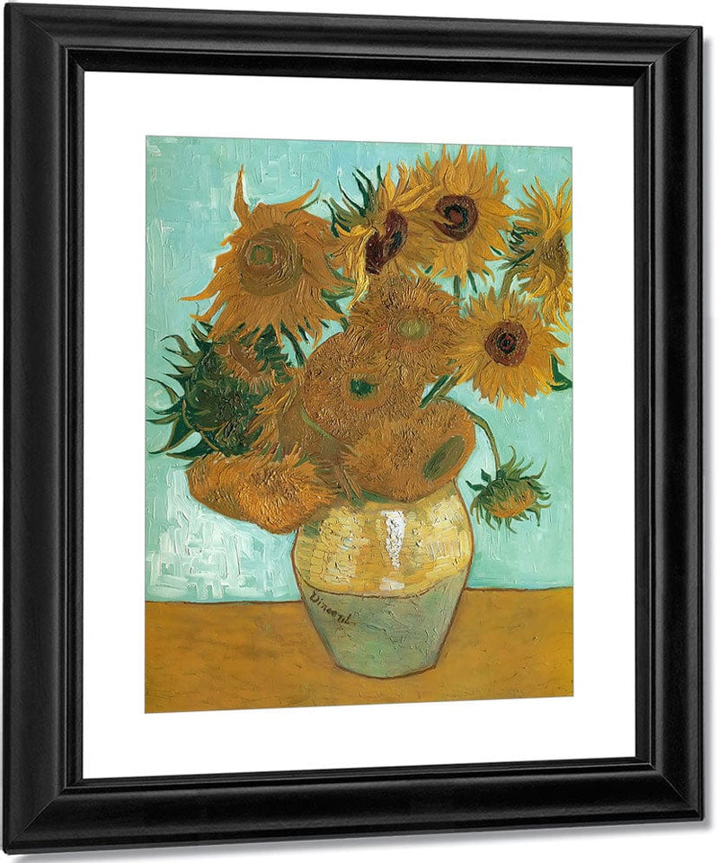 Sunflowers By Vincent Van Gogh By 01 Fine Art Print