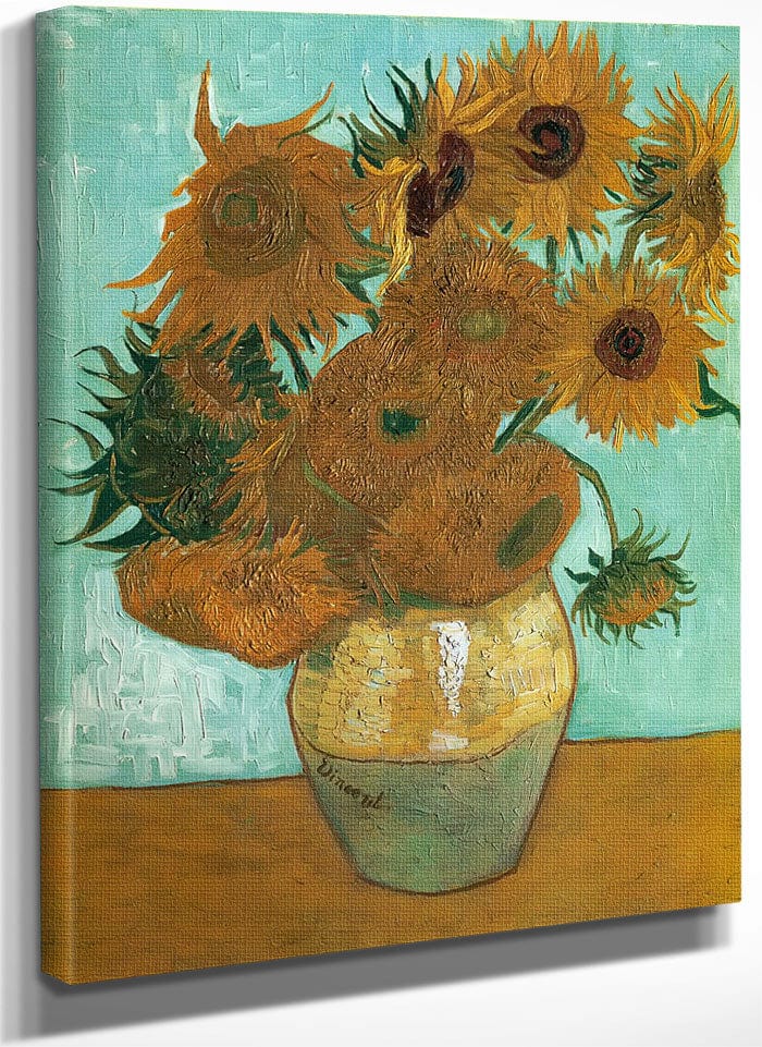 Sunflowers By Vincent Van Gogh By 01 Fine Art Print
