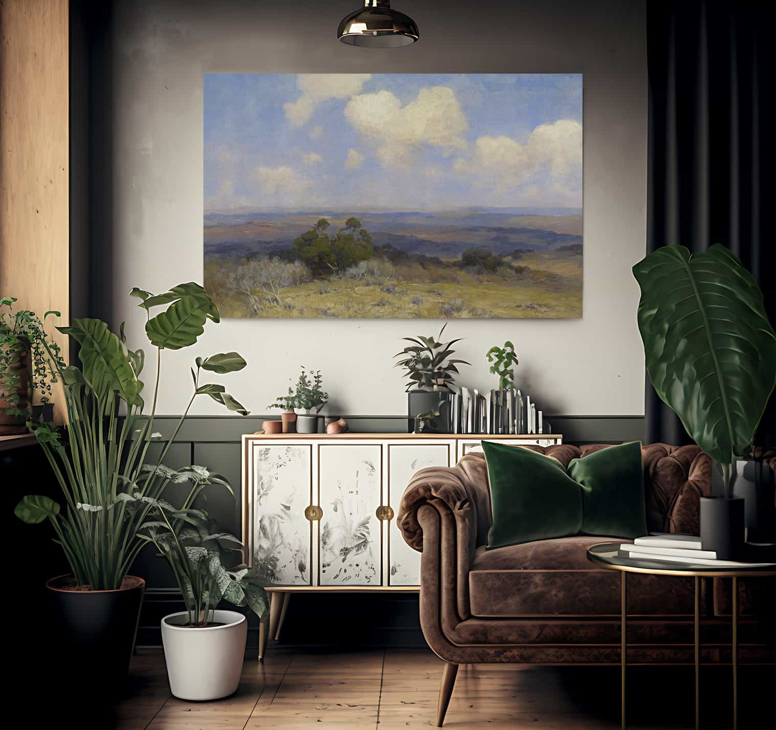 Sunlight And Shadow By Julian Onderdonk Fine Art Print