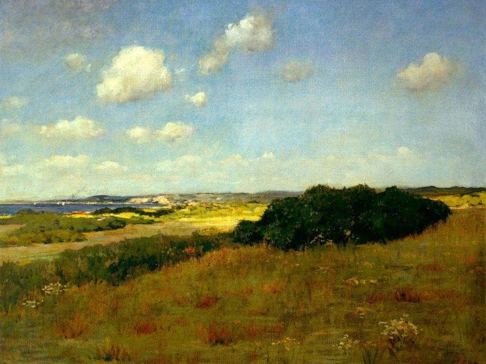 Sunlight And Shadows Shinnecock Hills By Chase William Merritt Fine Art Print