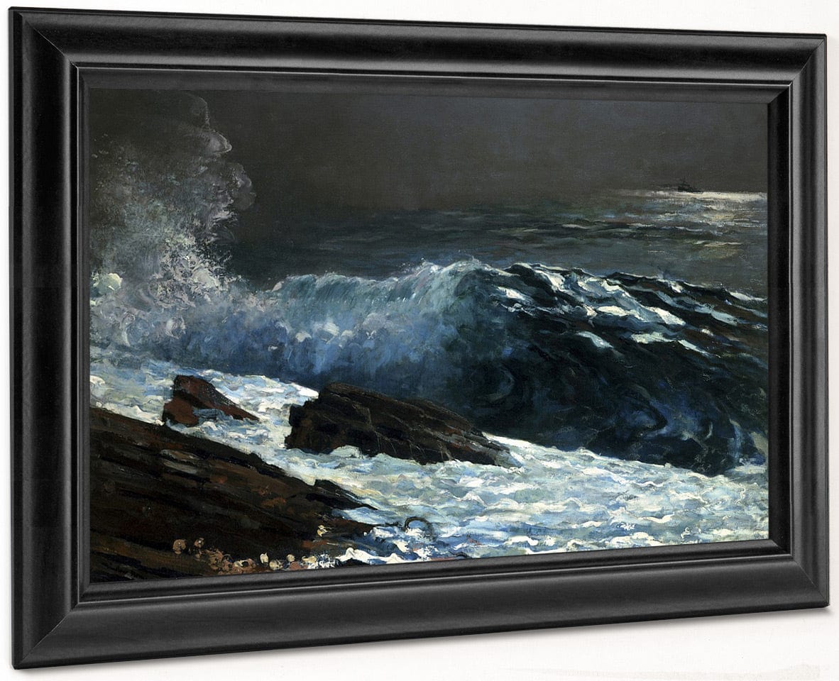 Sunlight On The Coast By Winslow Homer Fine Art Print