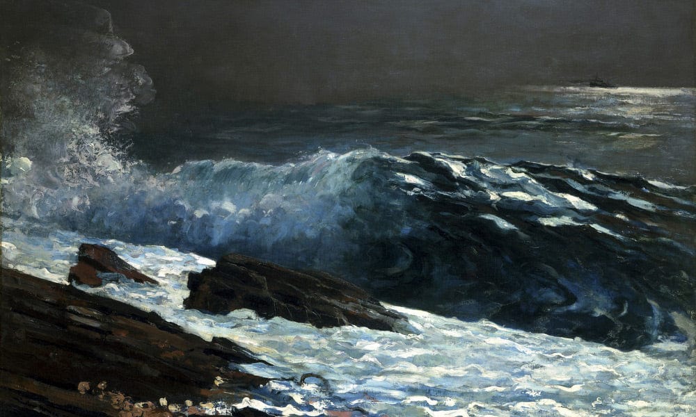 Sunlight On The Coast By Winslow Homer Fine Art Print