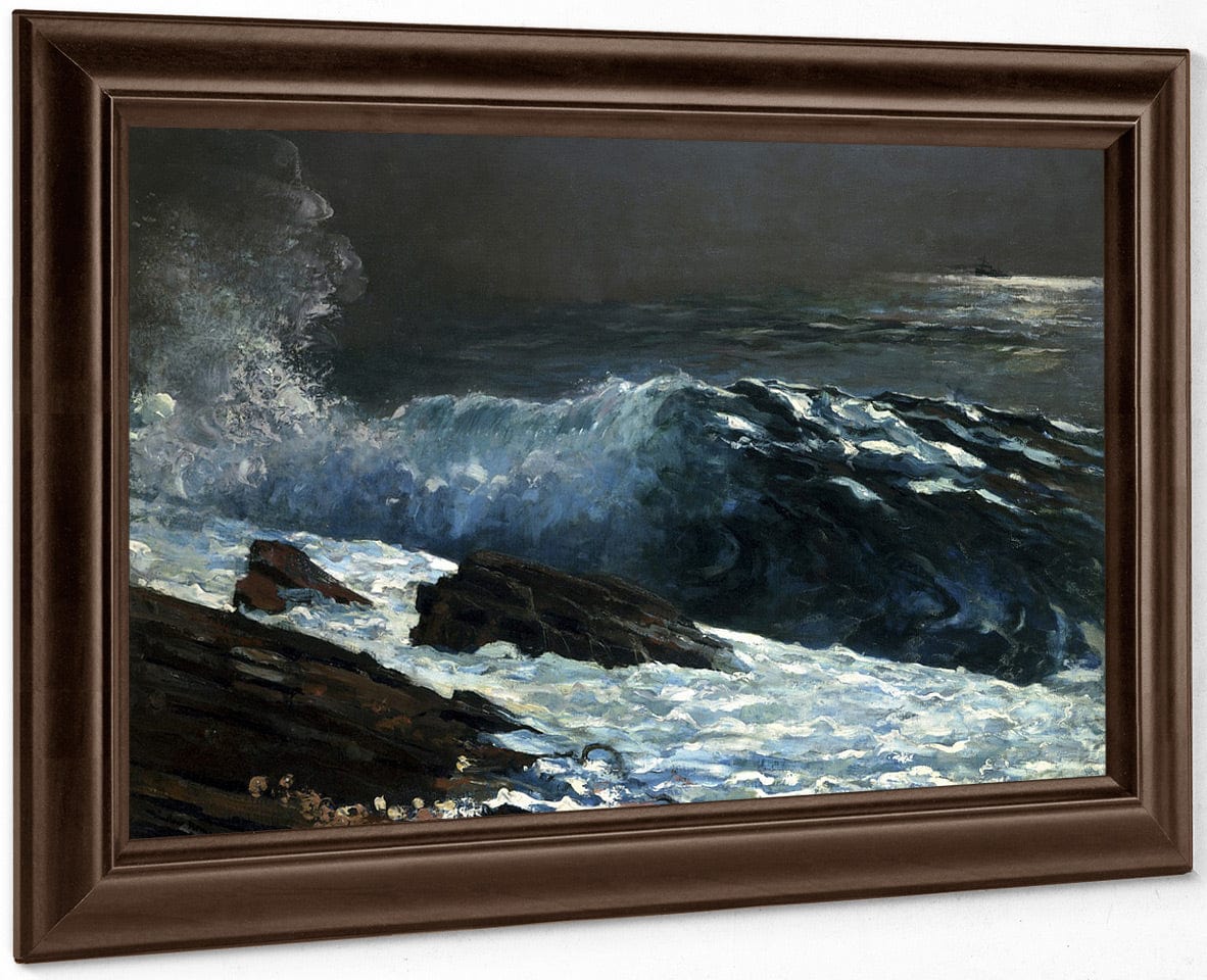Sunlight On The Coast By Winslow Homer Fine Art Print