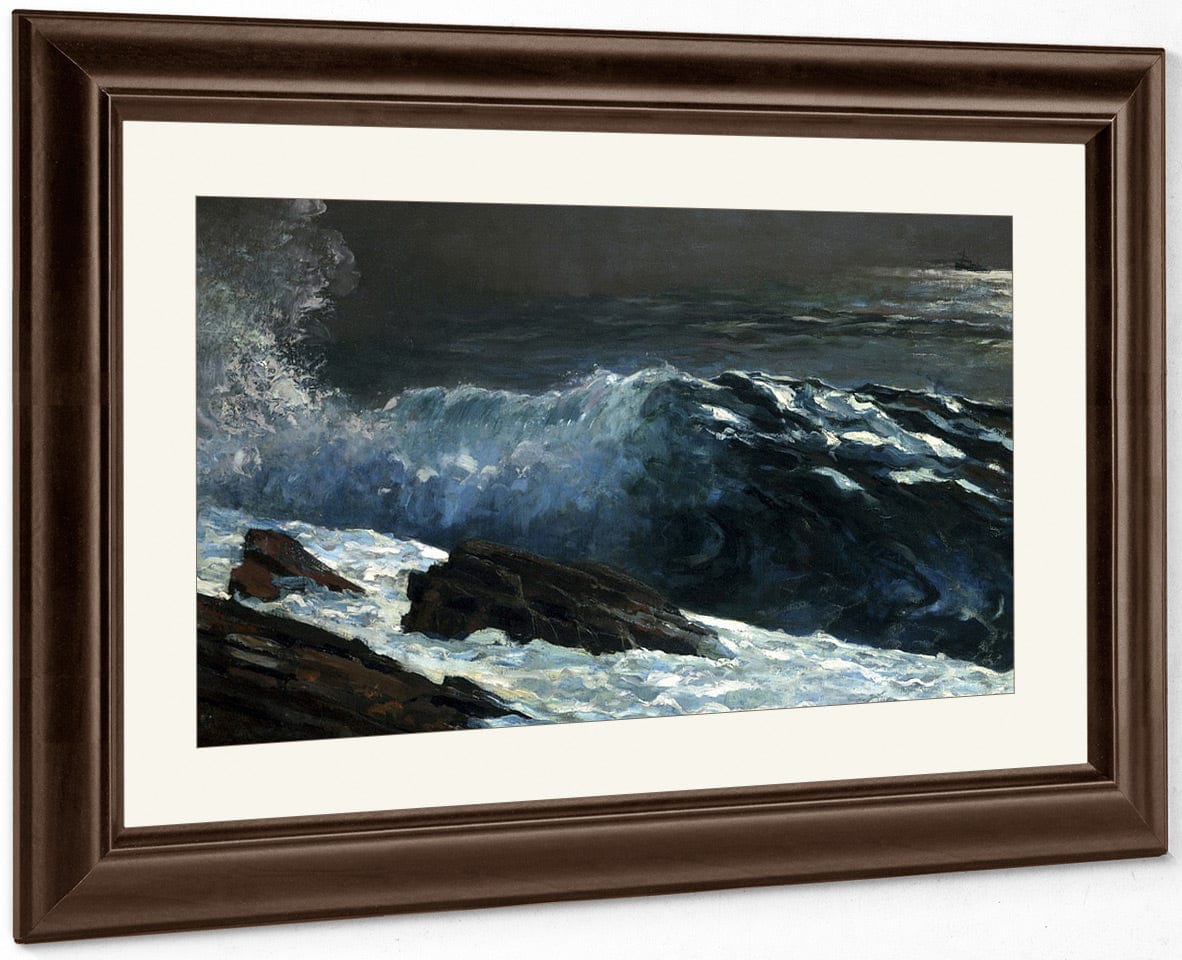 Sunlight On The Coast By Winslow Homer Fine Art Print