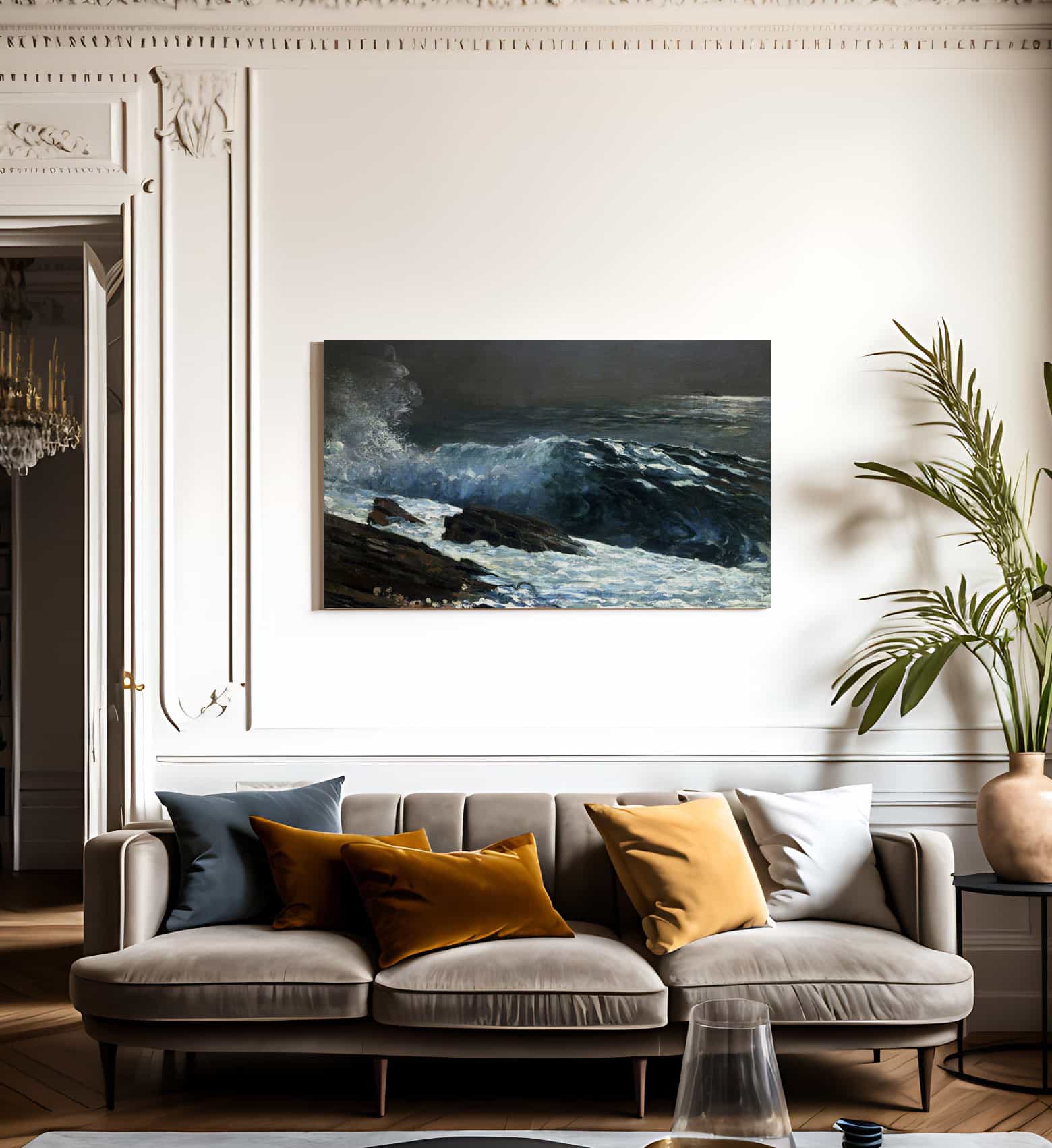 Sunlight On The Coast By Winslow Homer Fine Art Print