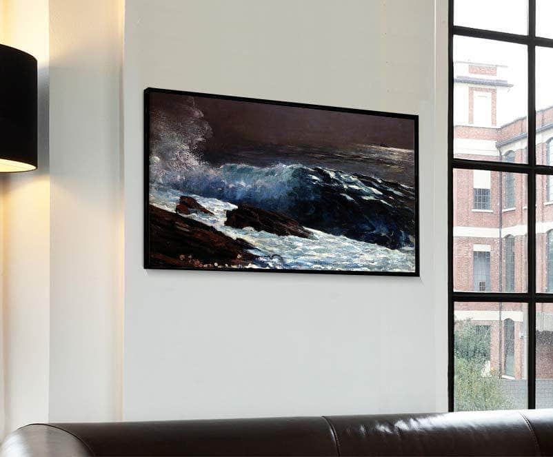 Sunlight On The Coast Painting Winslow Homer Canvas Art Fine Art Print