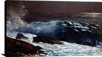 Sunlight On The Coast Painting Winslow Homer Canvas Art Fine Art Print