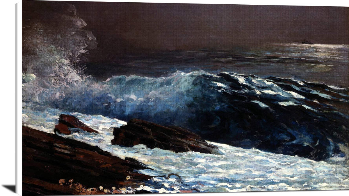Sunlight On The Coast Painting Winslow Homer Canvas Art Fine Art Print