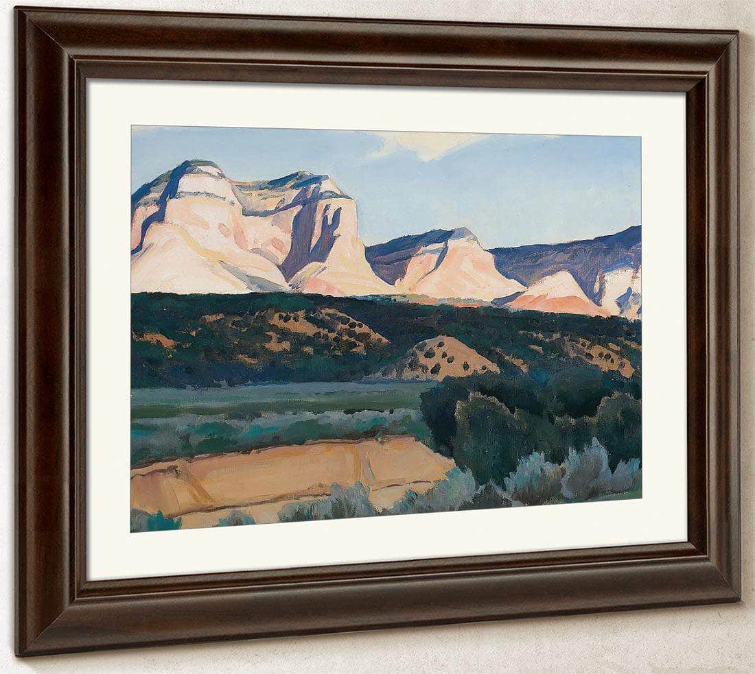 Sunlit Cliffside By Maynard Dixon Fine Art Print