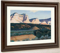 Sunlit Cliffside By Maynard Dixon Fine Art Print