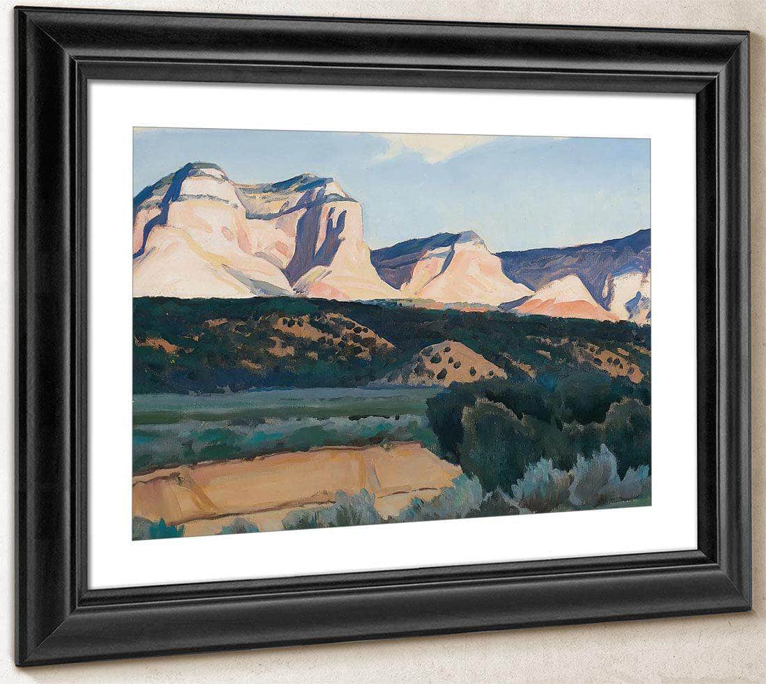 Sunlit Cliffside By Maynard Dixon Fine Art Print