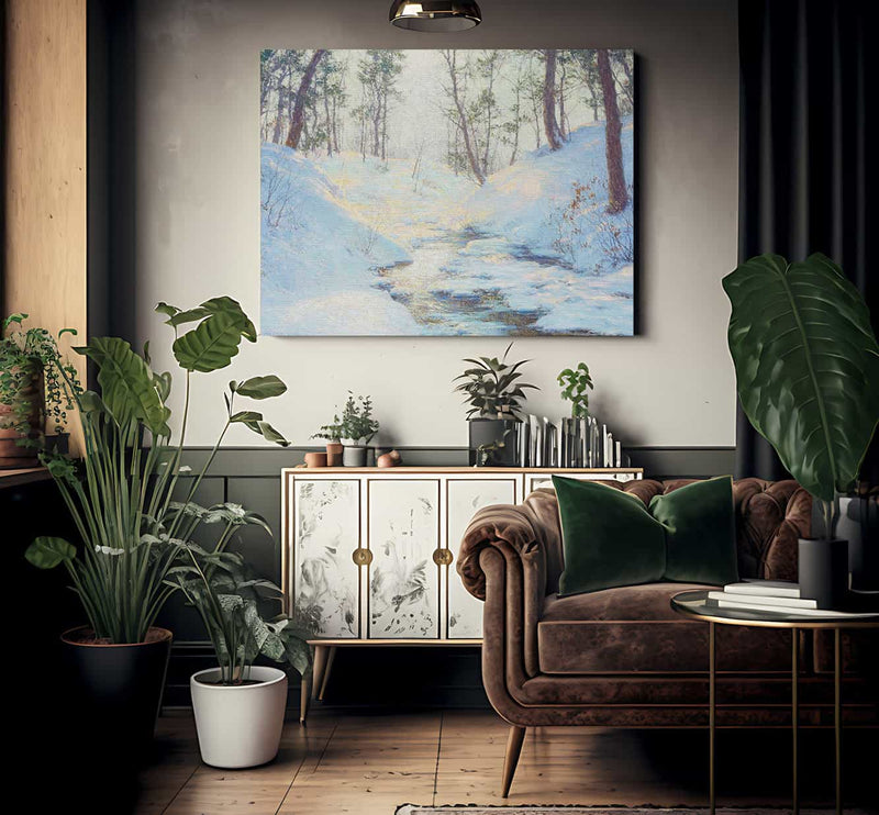 Sunlit Dell By Walter Launt Palmer Fine Art Print