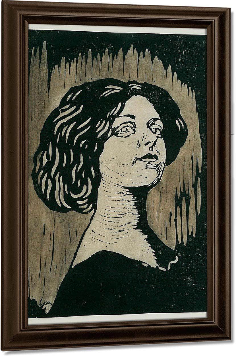 Sunnfjord Girl By Nicolai Astrup Fine Art Print