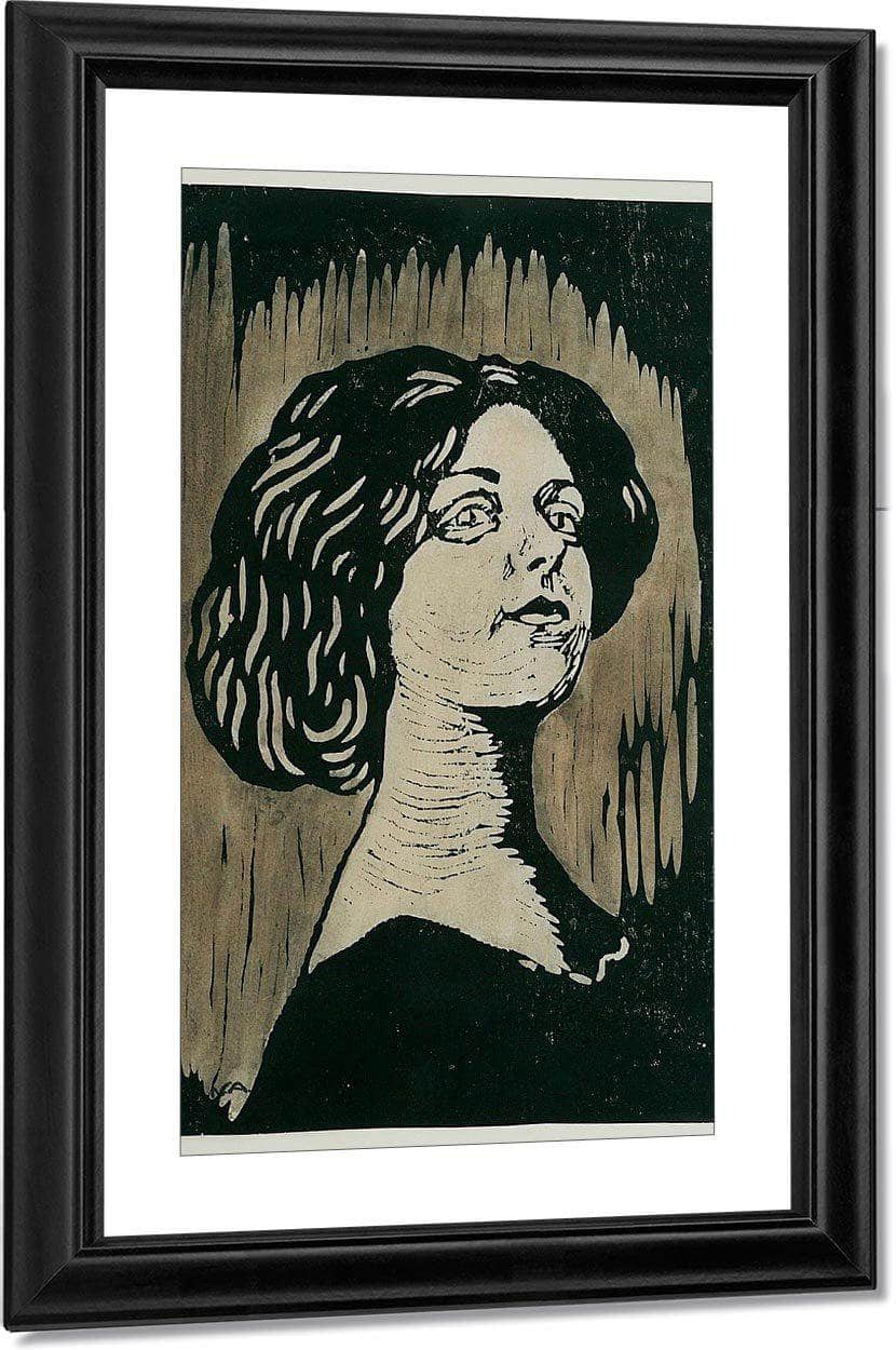 Sunnfjord Girl By Nicolai Astrup Fine Art Print