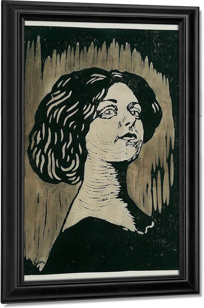 Sunnfjord Girl By Nicolai Astrup Fine Art Print