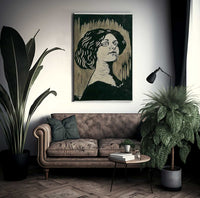 Sunnfjord Girl By Nicolai Astrup Fine Art Print