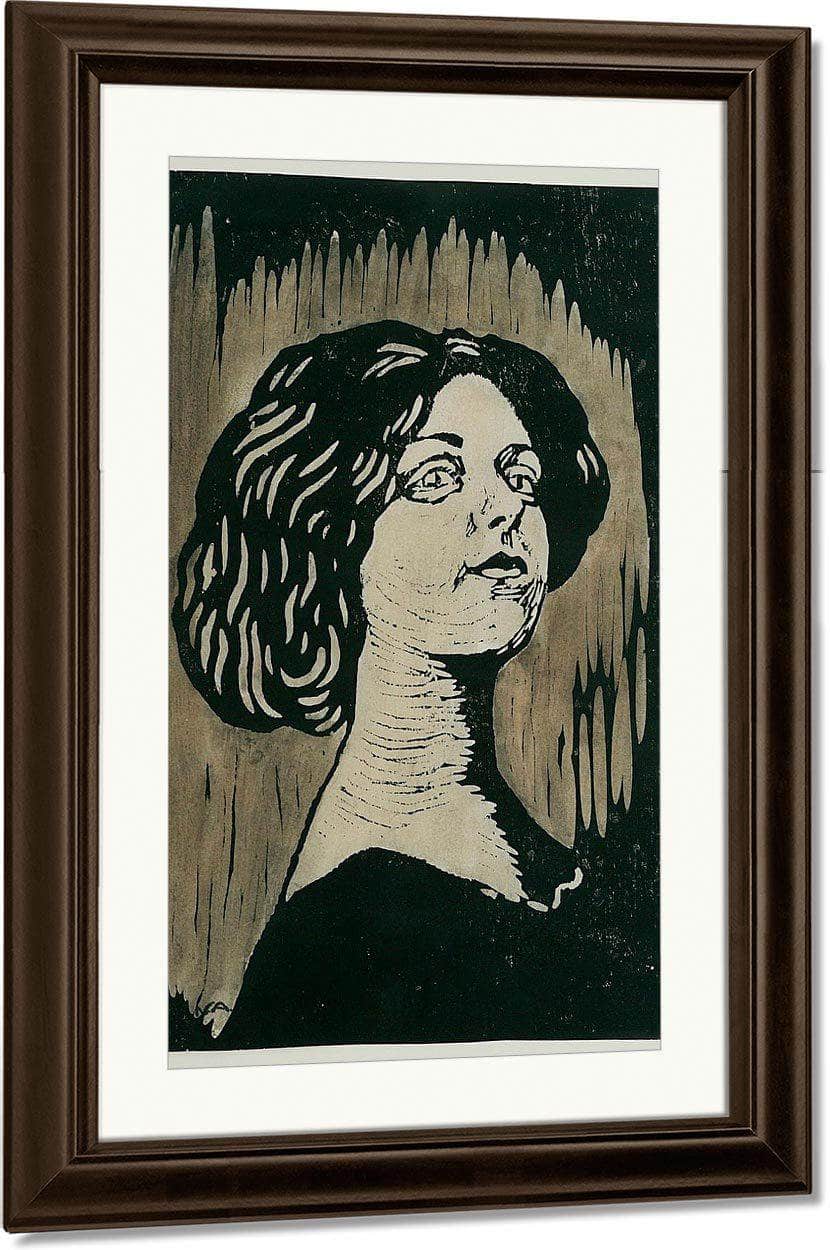 Sunnfjord Girl By Nicolai Astrup Fine Art Print