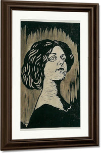 Sunnfjord Girl By Nicolai Astrup Fine Art Print