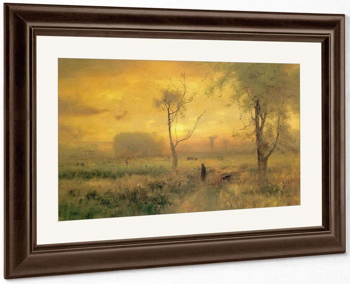 Sunrise 1887 By George Inness Fine Art Print