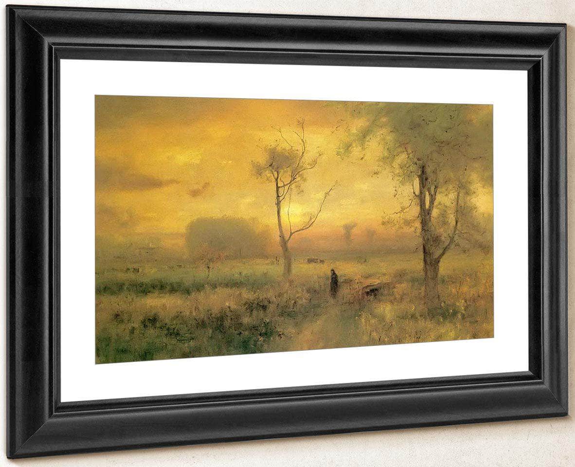 Sunrise 1887 By George Inness Fine Art Print