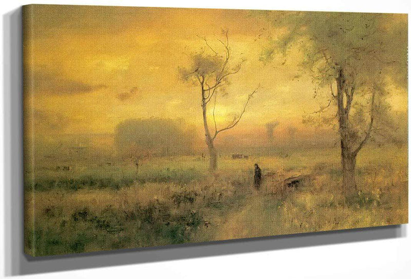 Sunrise 1887 By George Inness Fine Art Print