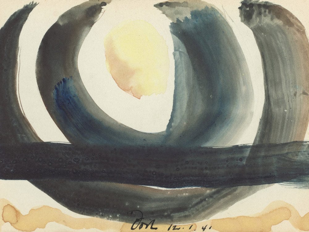 Sunrise Iii (Set Of Three) By Arthur Dove Fine Art Print