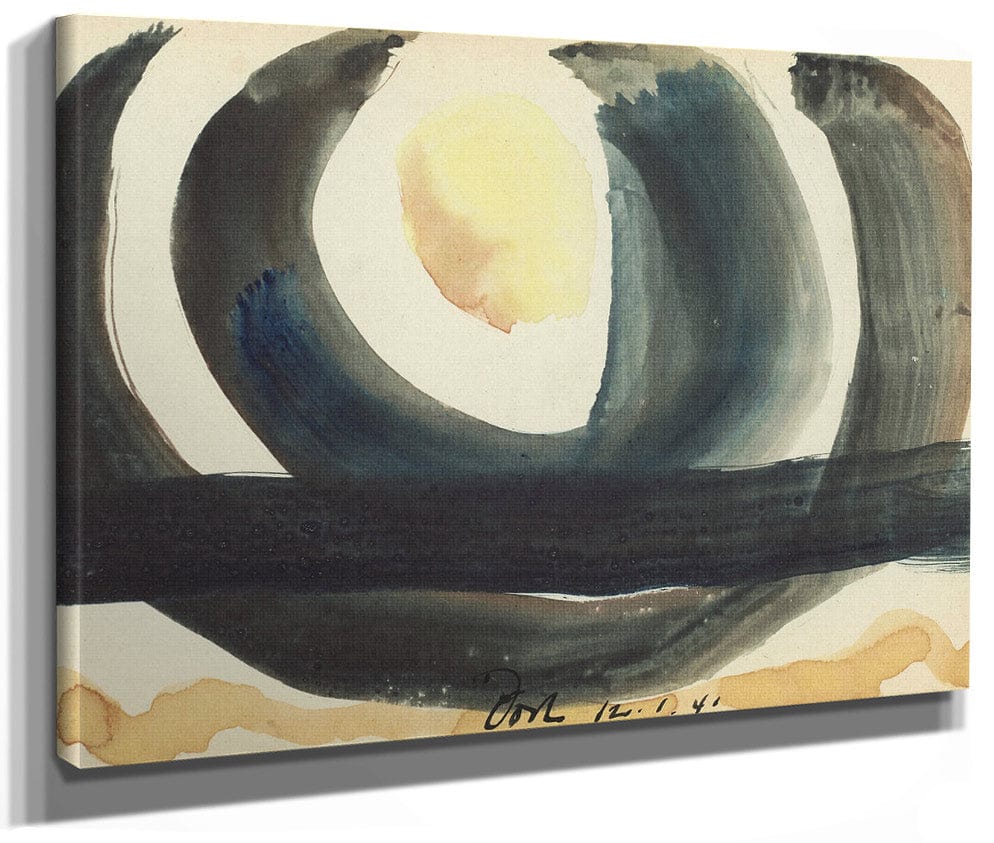 Sunrise Iii (Set Of Three) By Arthur Dove Fine Art Print