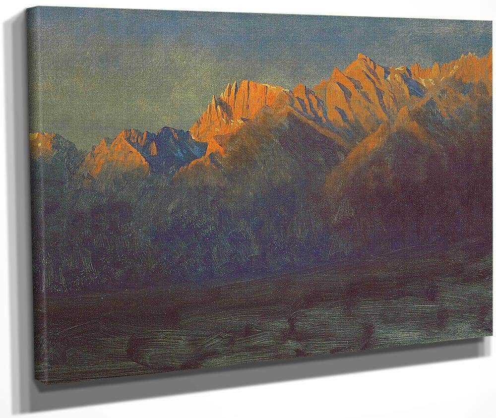 Sunrise In The Sierras By Albert Bierstadt Fine Art Print