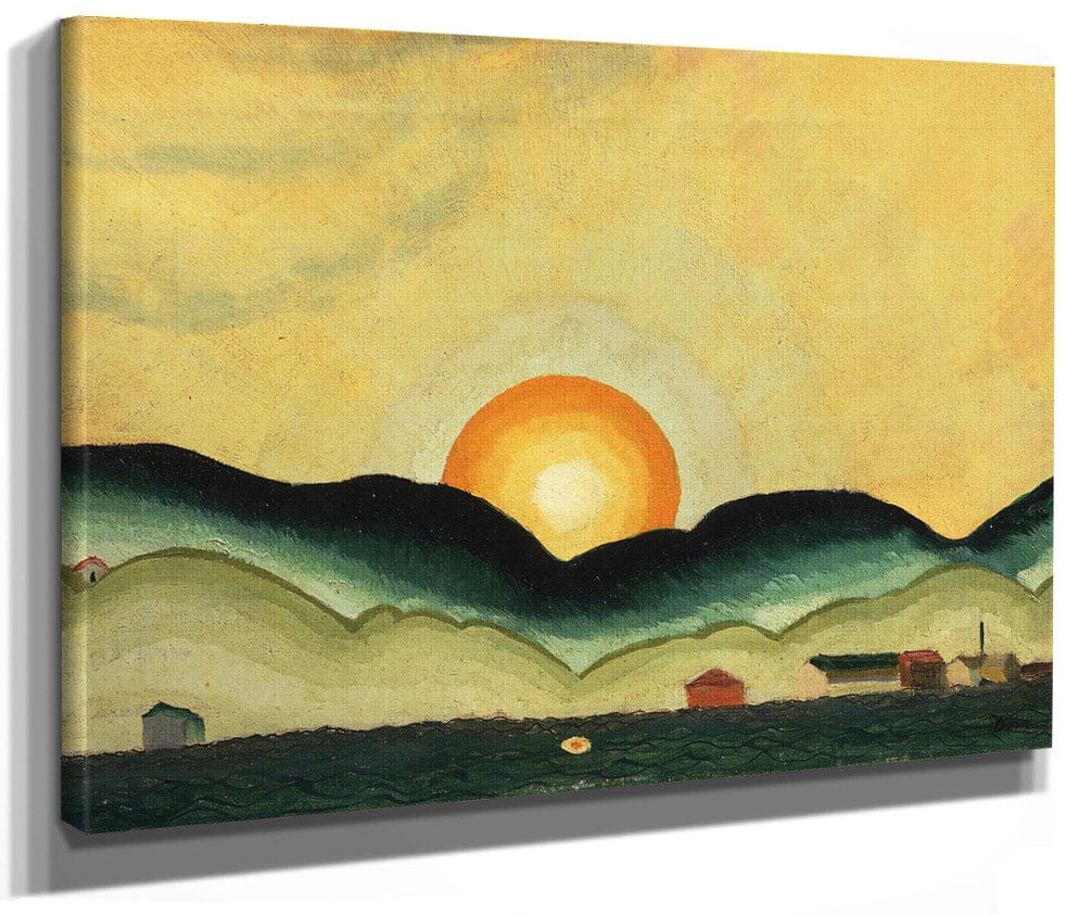 Sunrise, Northport Harbor By Arthur Dove Fine Art Print