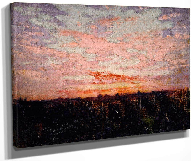 Sunrise Or Sunset, Study For Book, Concealing Coloration In The Animal Kingdom By Abbott Handerson Thayer Fine Art Print