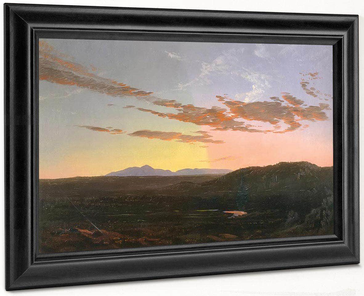 Sunset 1856 65 By Frederic Edwin Church Fine Art Print
