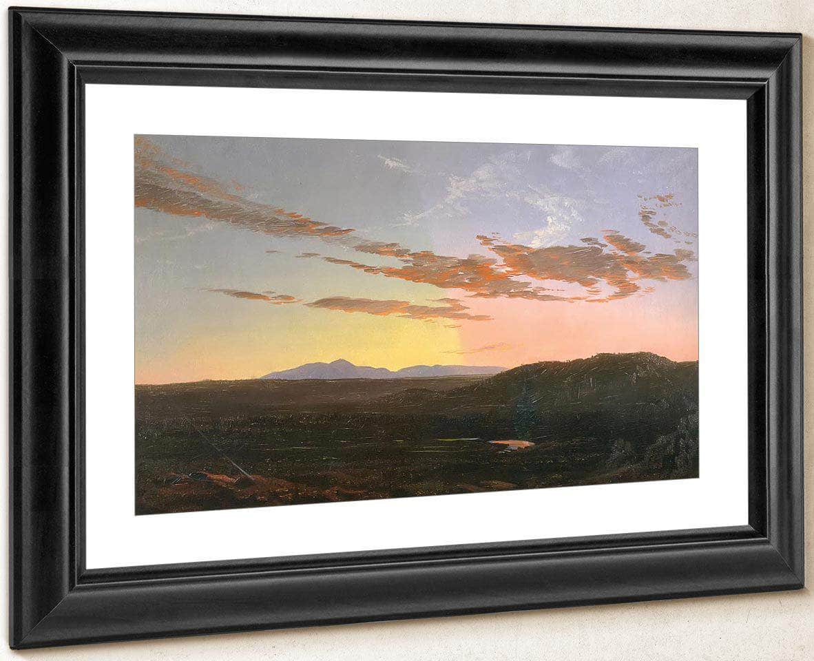 Sunset 1856 65 By Frederic Edwin Church Fine Art Print