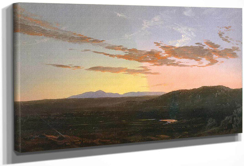 Sunset 1856 65 By Frederic Edwin Church Fine Art Print