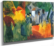 Sunset After The Rain By August Macke Fine Art Print