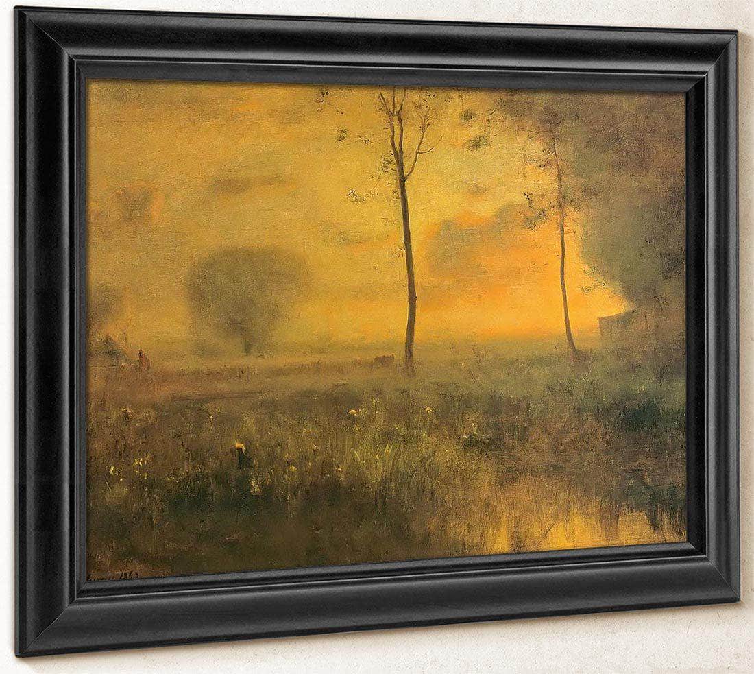 Sunset At Montclair By George Inness Fine Art Print