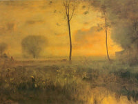 Sunset At Montclair By George Inness Fine Art Print