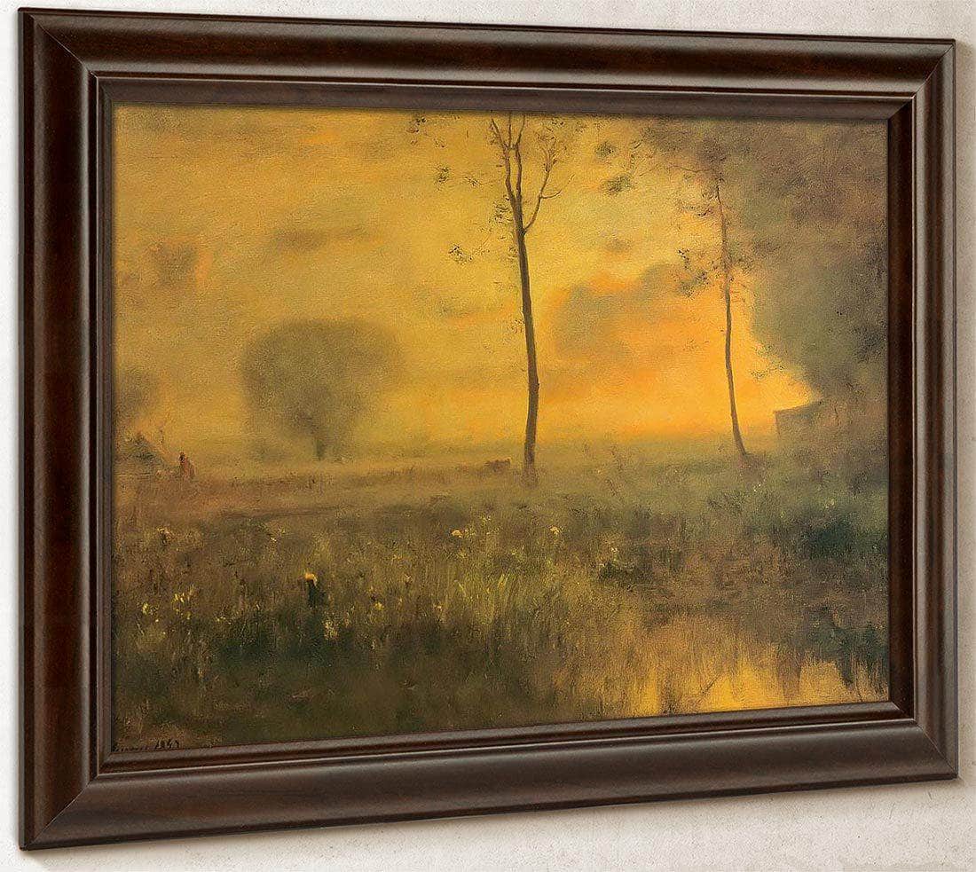 Sunset At Montclair By George Inness Fine Art Print
