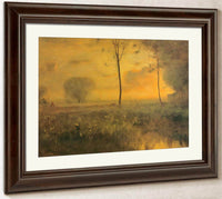 Sunset At Montclair By George Inness Fine Art Print