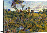 Sunset At Montmajour Painting Vincent Van Gogh Canvas Art Fine Art Print