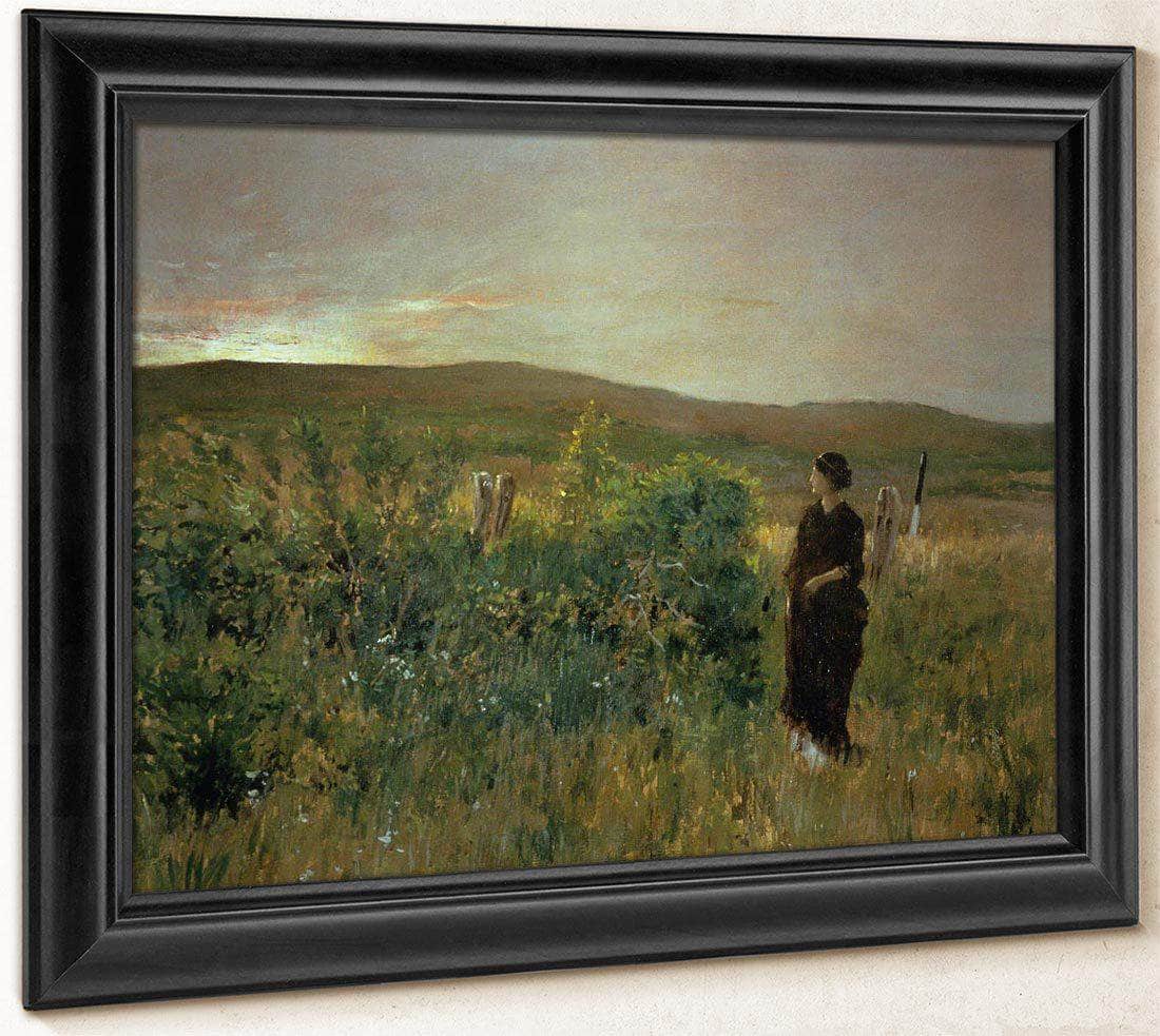 Sunset At Shinnecock By  Chase William Merritt Fine Art Print