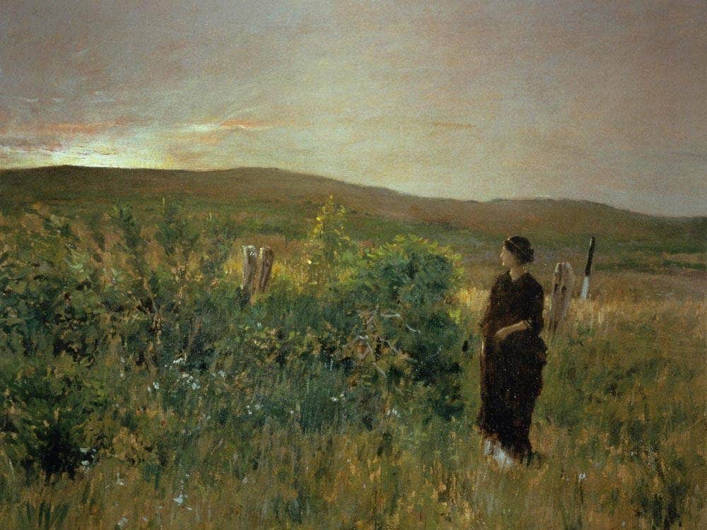 Sunset At Shinnecock By  Chase William Merritt Fine Art Print