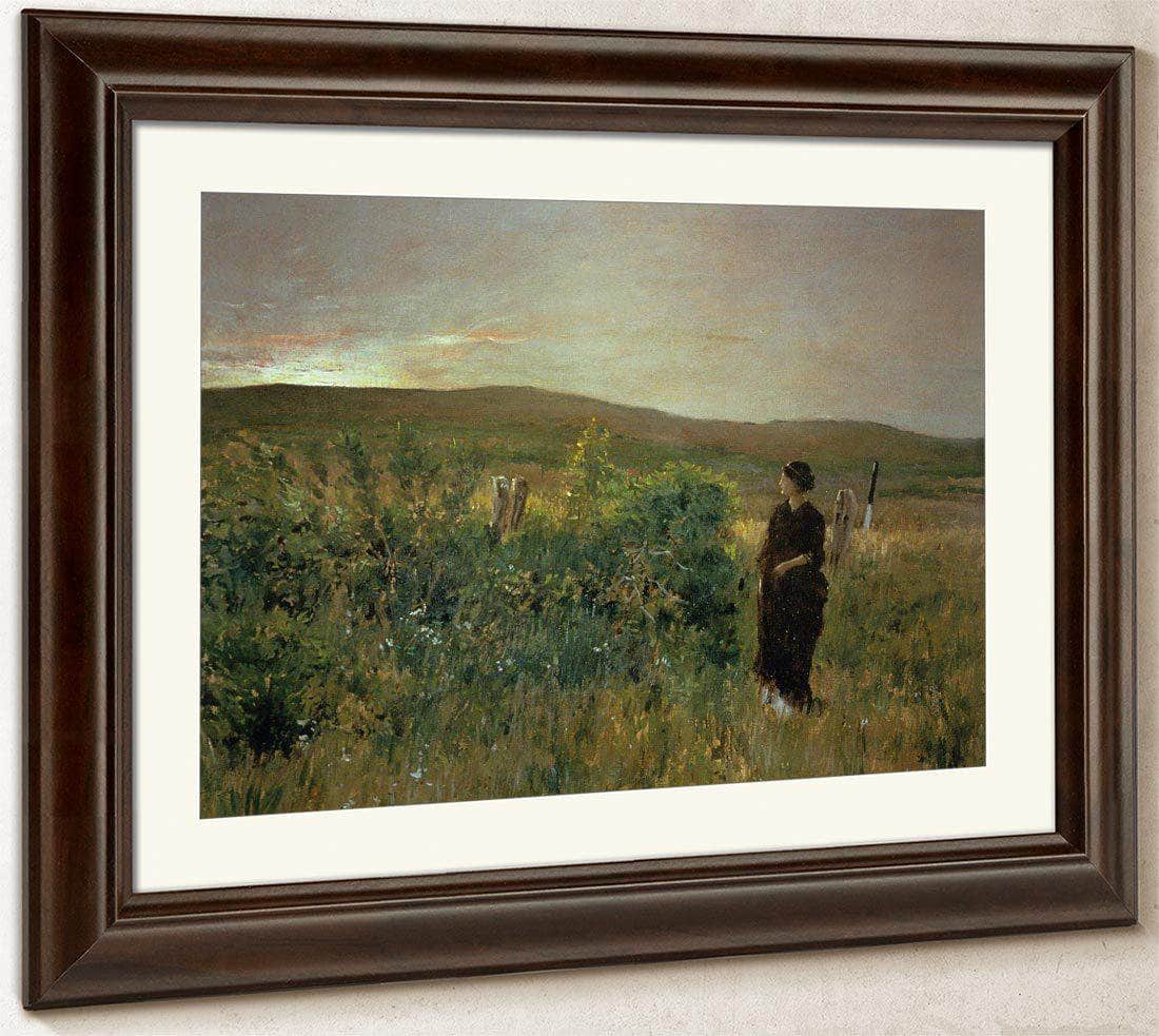 Sunset At Shinnecock By  Chase William Merritt Fine Art Print