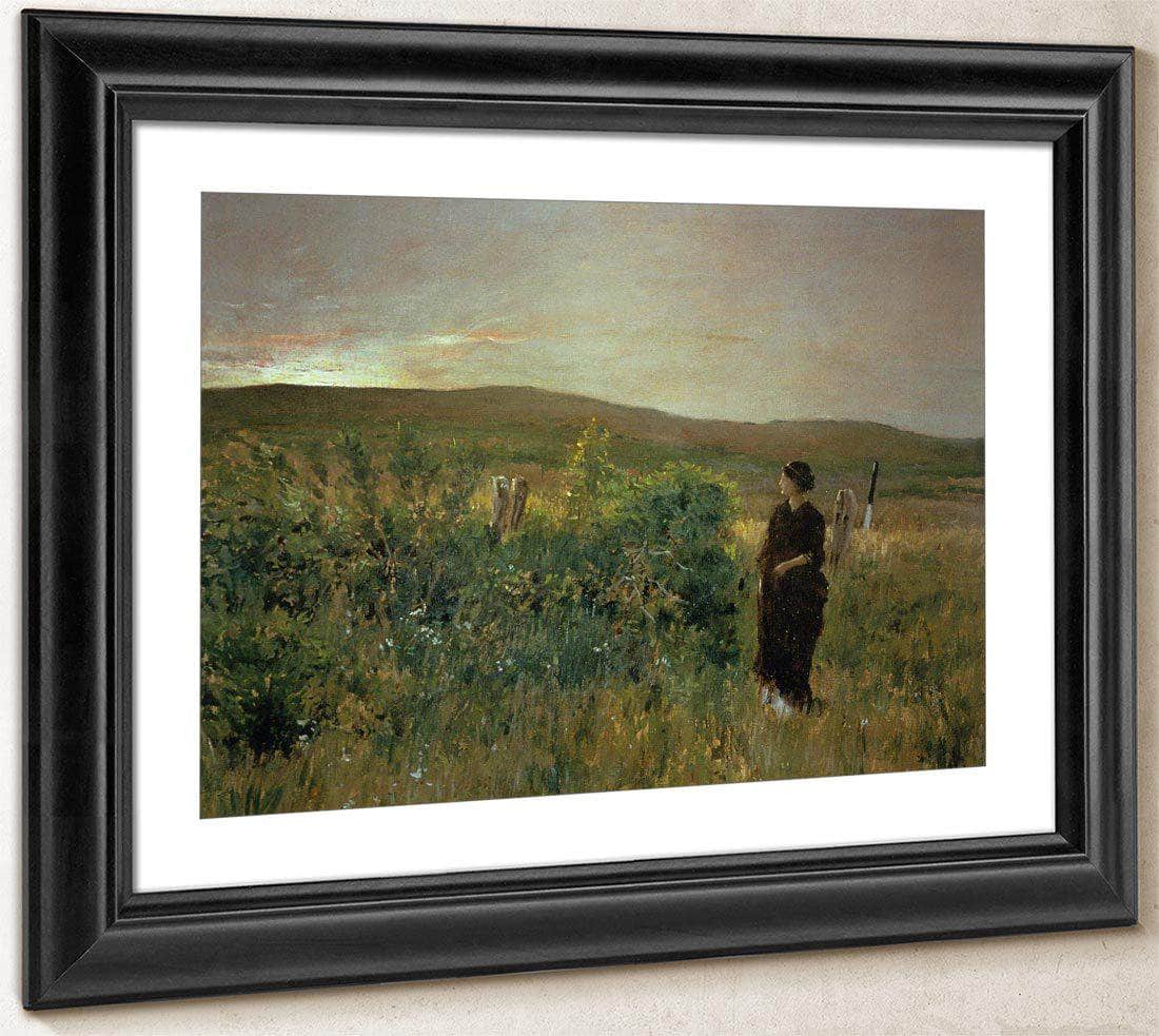 Sunset At Shinnecock By  Chase William Merritt Fine Art Print